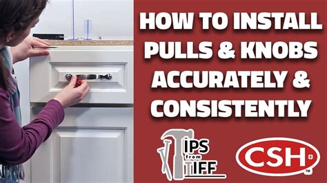 how to install kitchen cabinet hardware